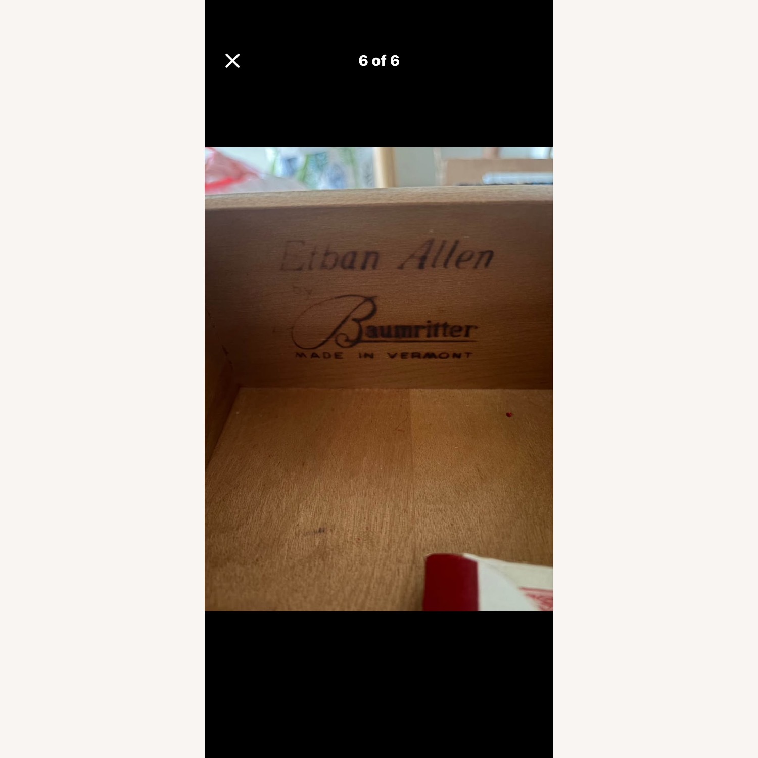 Ethan Allen Natural Wood Bookcase - image-3