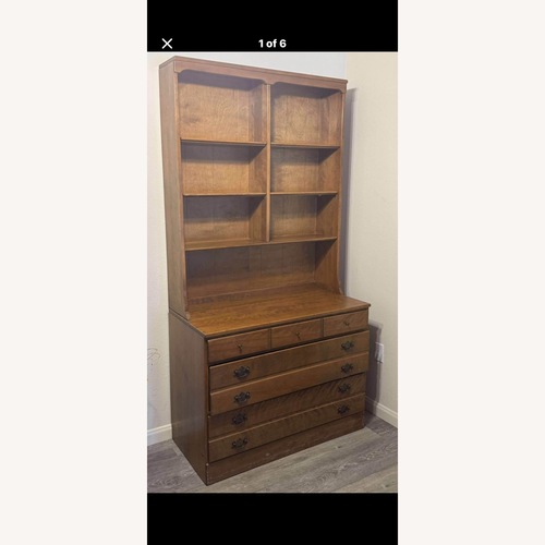 Used Ethan Allen Natural Wood Bookcase for sale on AptDeco
