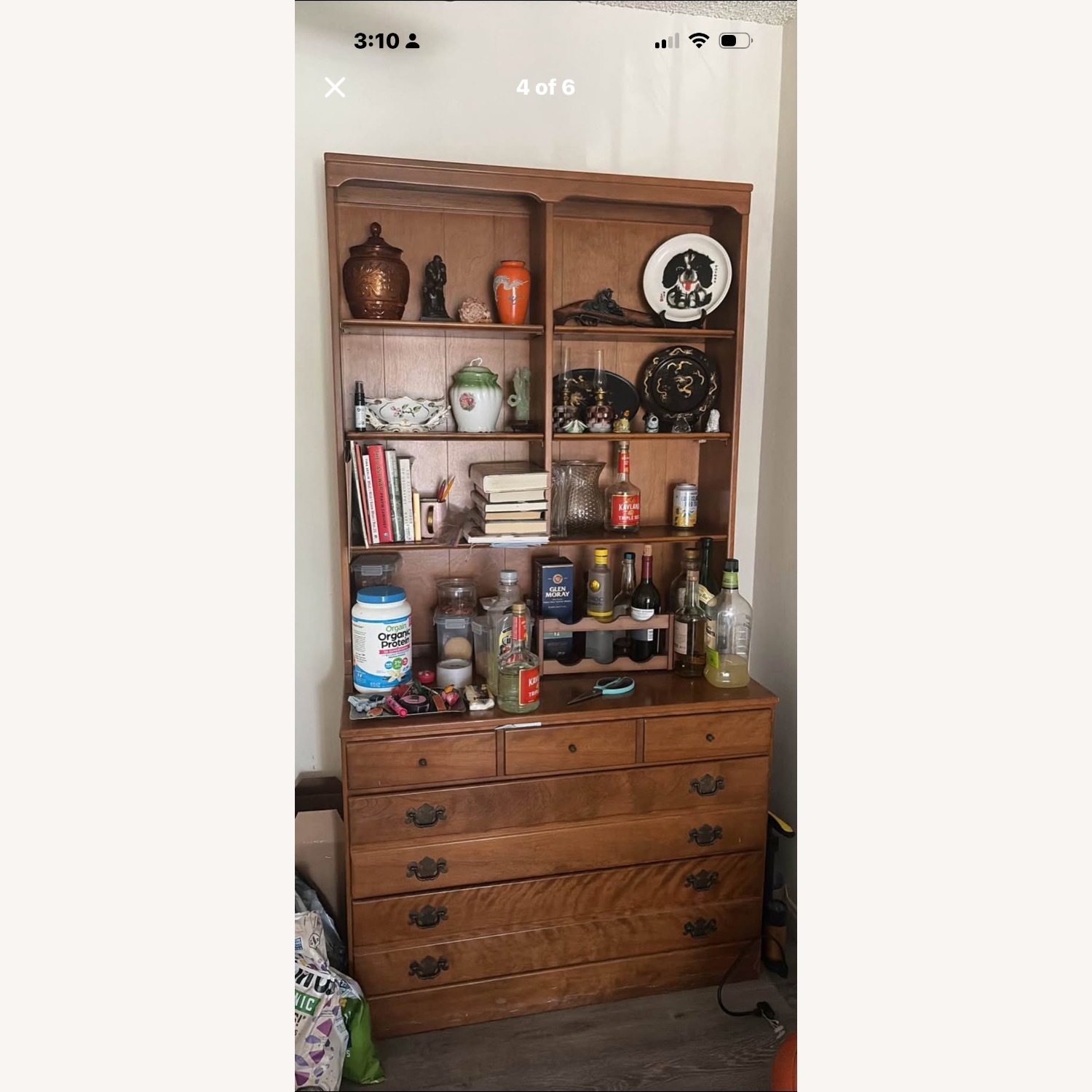 Ethan Allen Natural Wood Bookcase - image-2