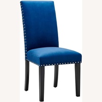 Amazon Blue Velvet Dining Chairs