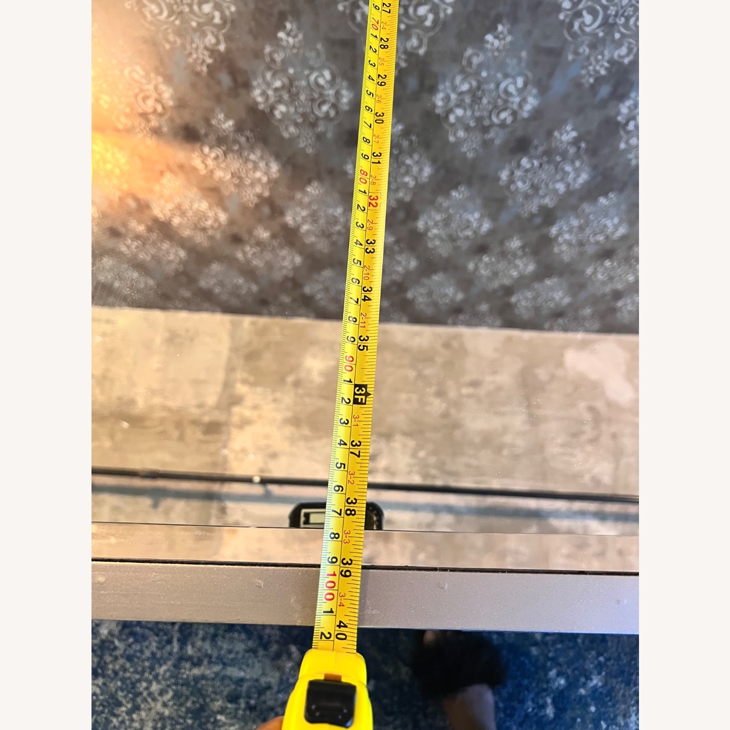 Z Gallerie Silver Dining Table - image-4