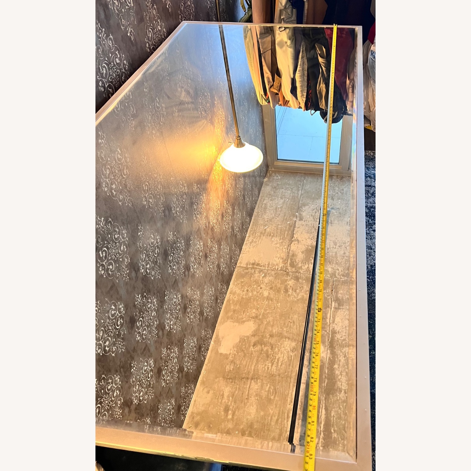 Z Gallerie Silver Dining Table - image-6