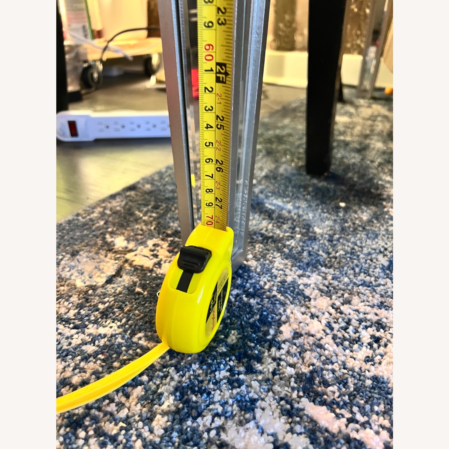 Z Gallerie Silver Dining Table - image-9