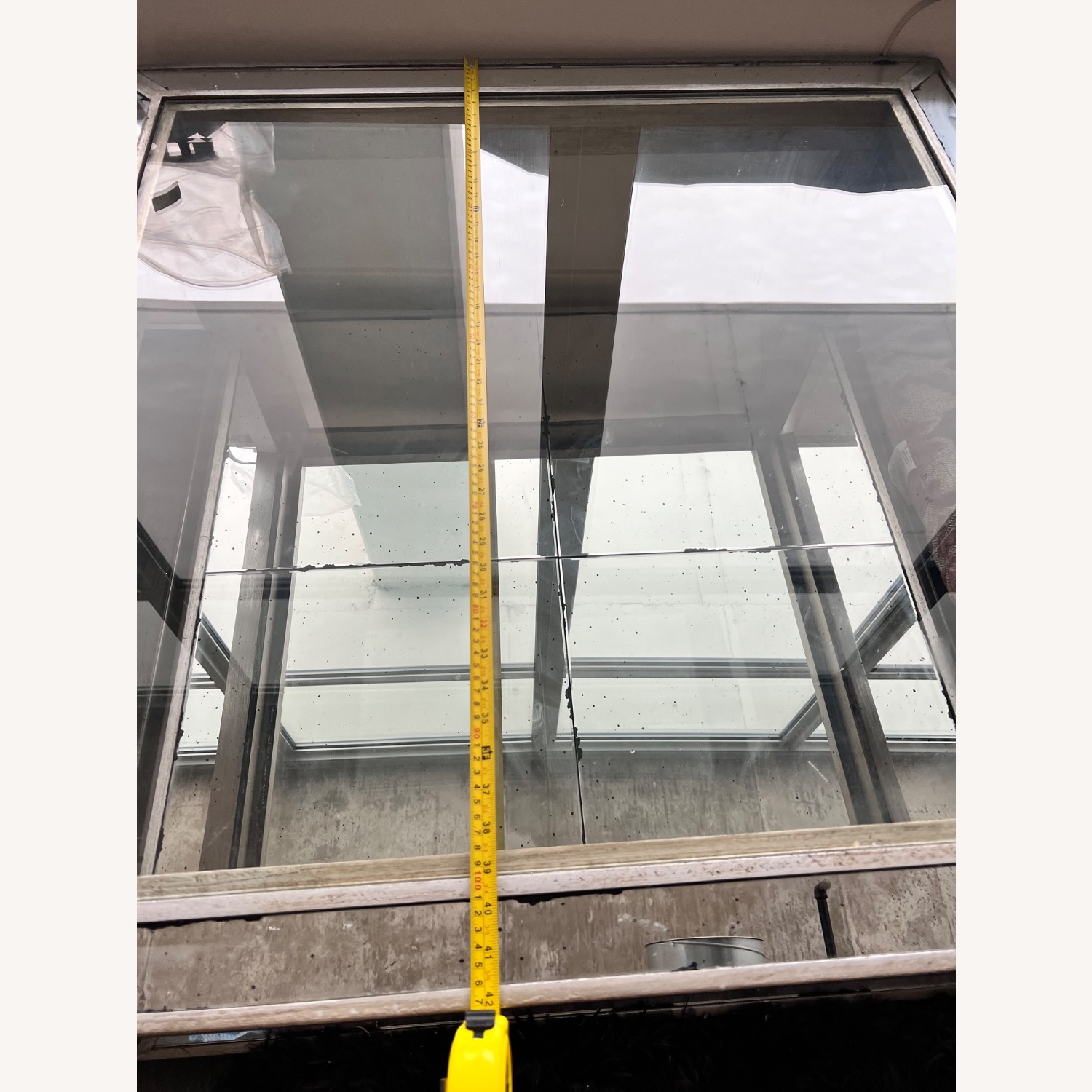 Z Gallerie Silver Mirrored Glass Coffee Table - image-3