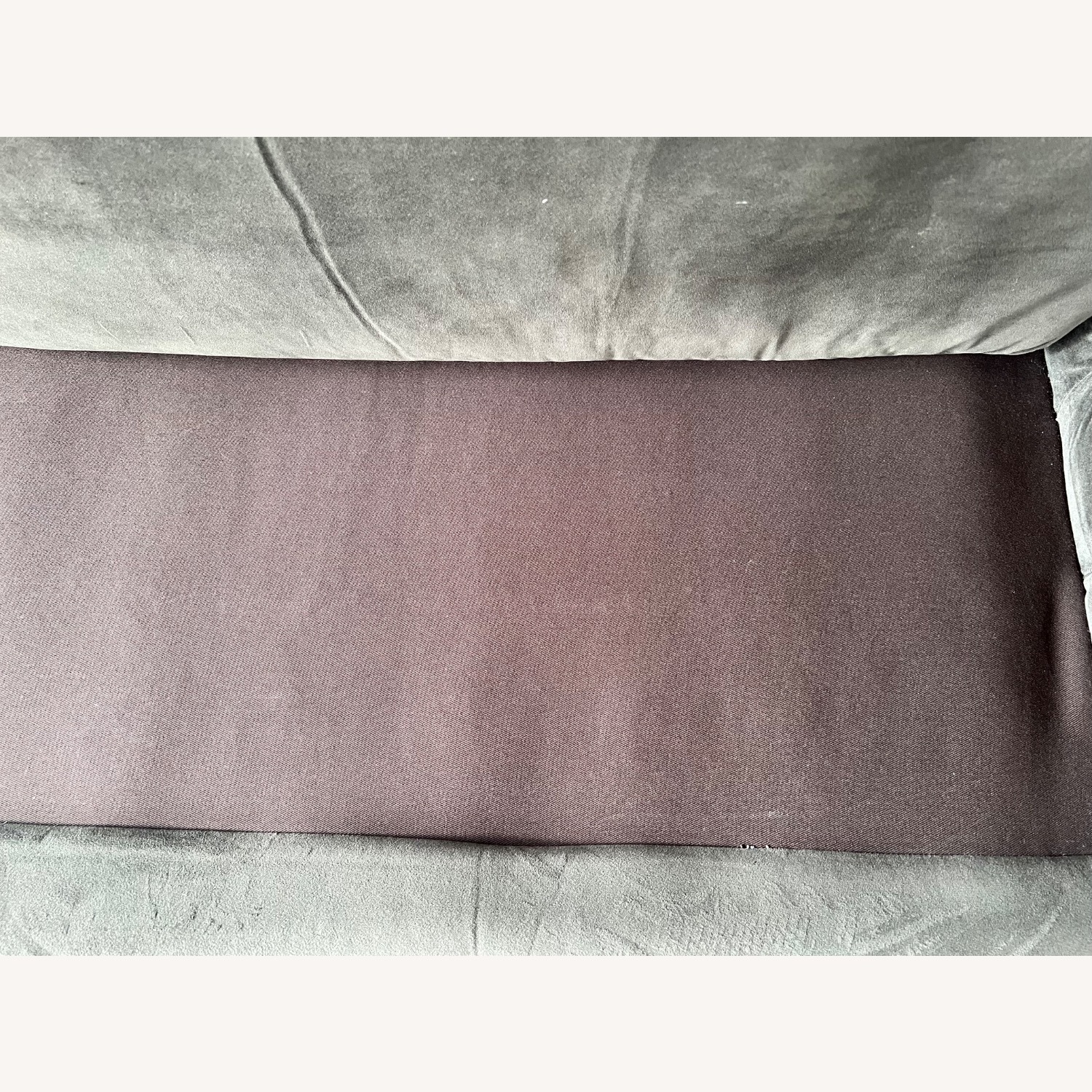 Z Gallerie Dark Gray Velvet 3+ Seater Sofa - image-5