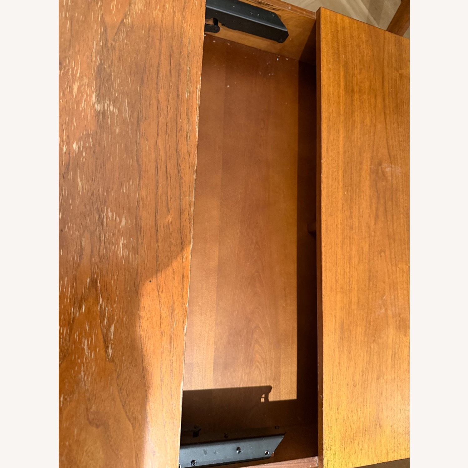 West Elm Pop Up Coffee Mid Century Modern Walnut Table  - image-5