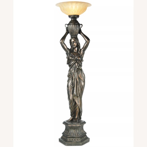 Used Lamps Plus Dark Brown Floor Lamp for sale on AptDeco