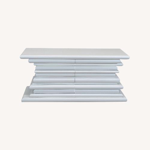 Used Modern White 6-Drawer Dresser	 for sale on AptDeco