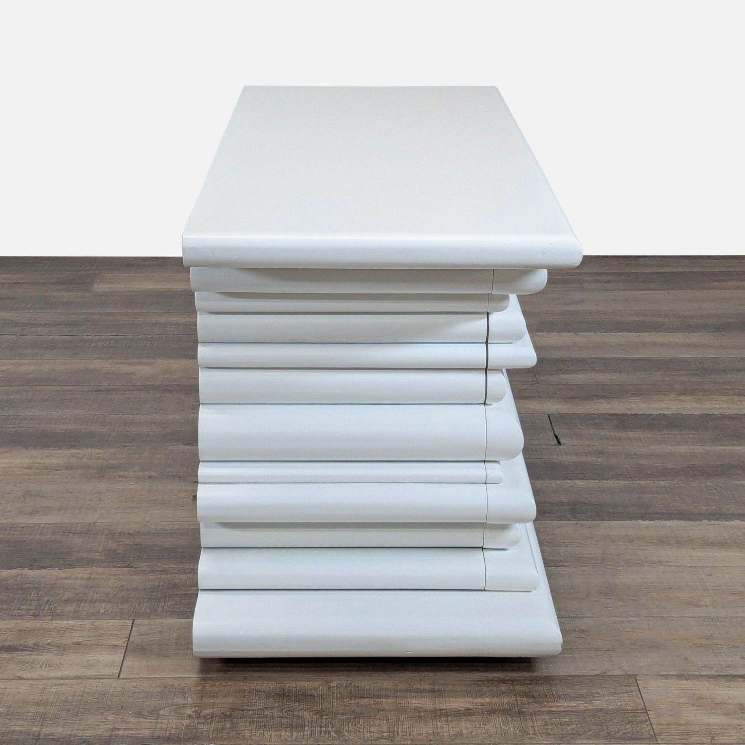 Modern White 6-Drawer Dresser	 - image-4