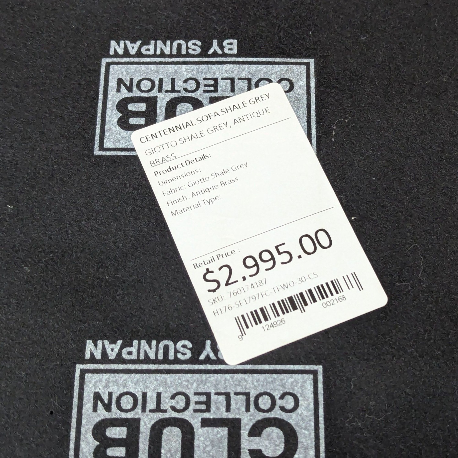 Sunpan Centennial Sofa in Shale - image-6