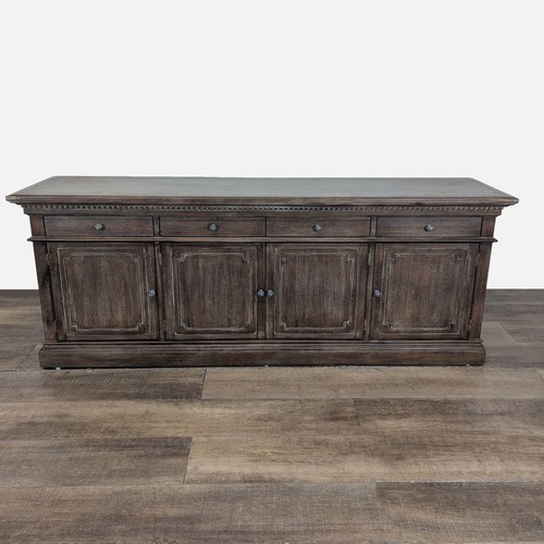 Used Restoration Hardware Dark Brown Wood Sideboard for sale on AptDeco