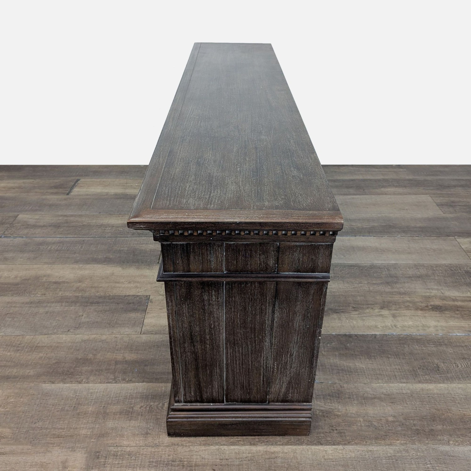 Restoration Hardware Dark Brown Wood Sideboard - image-3