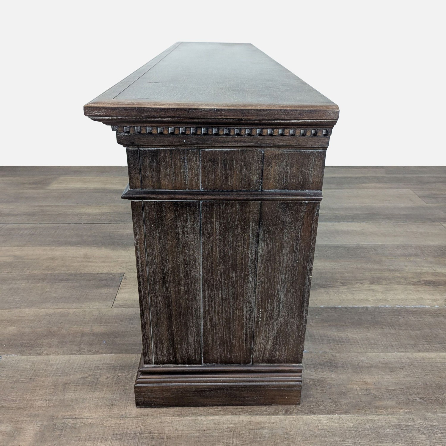 Restoration Hardware Dark Brown Wood Sideboard - image-4