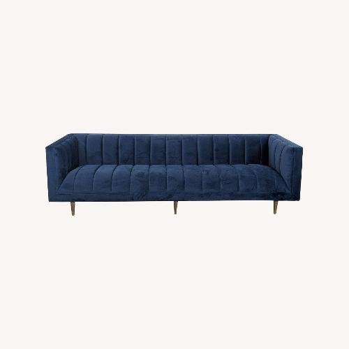 Used Four Hands Nadine Modern Navy Sofa for sale on AptDeco