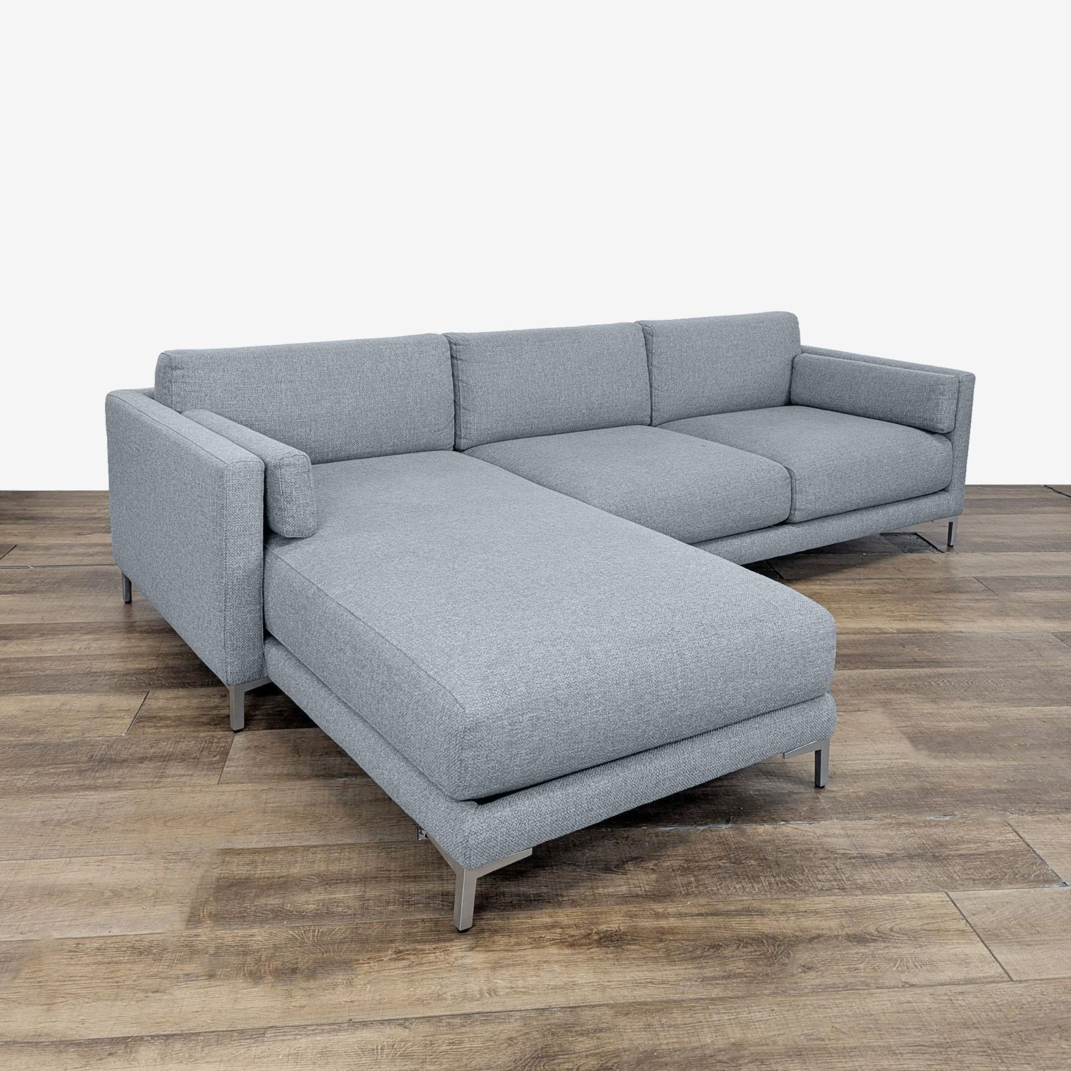 CB2 District Modern Sectional with Chaise - image-3