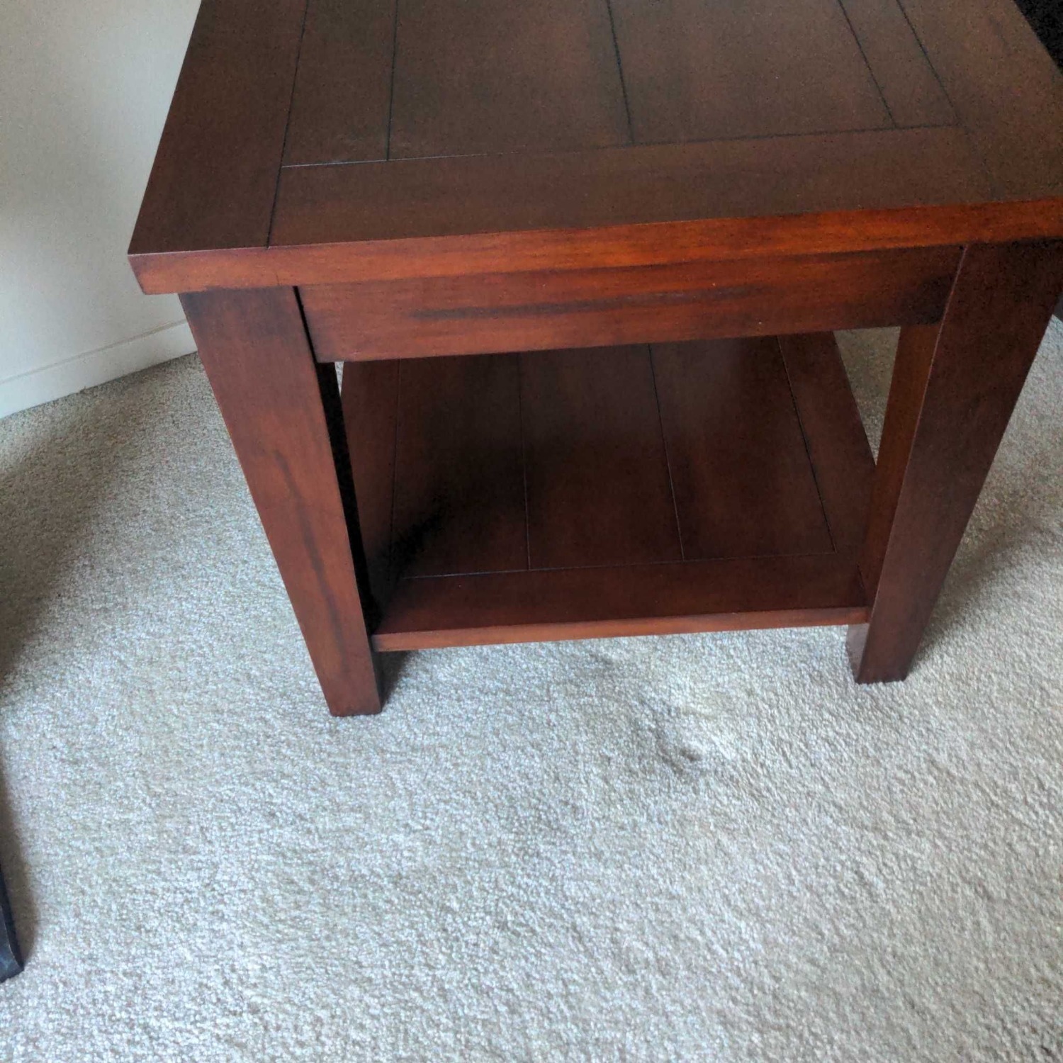 World Market Wooden End Table - image-1