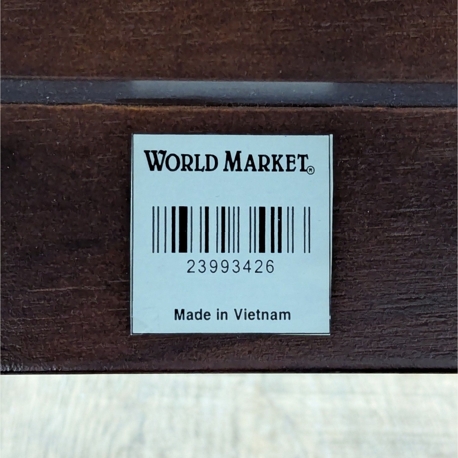 World Market Wood Coffee Table with Shelf - image-5