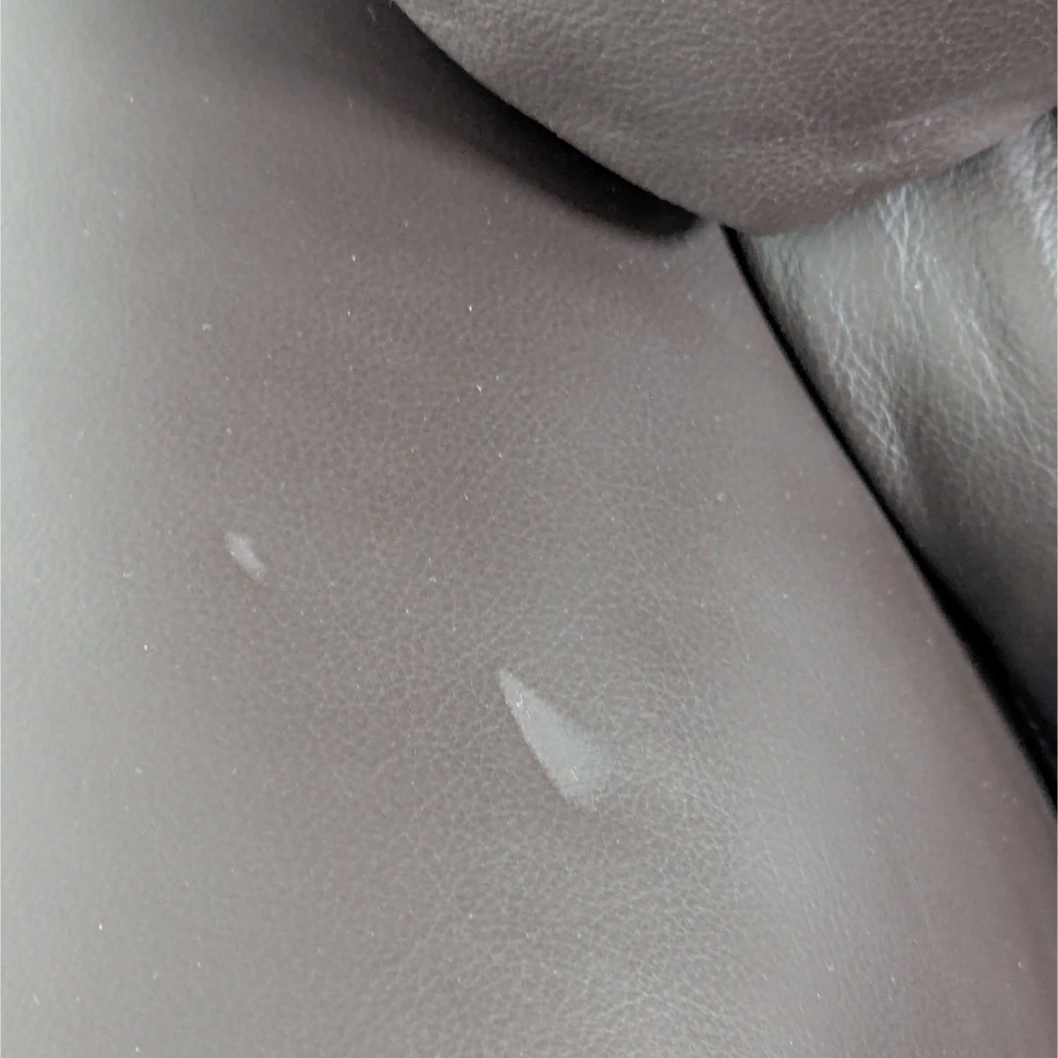 IKEA Modern Leather Lounge Chair - image-5