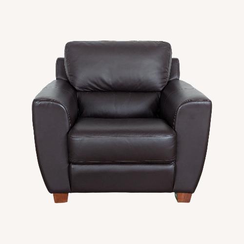Used Ikea Modern Leather Lounge Chair for sale on AptDeco