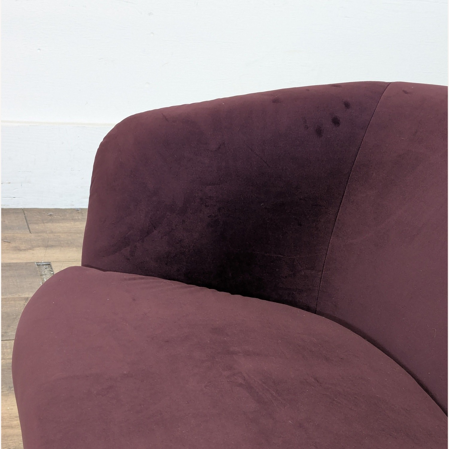 Modern Velvet Three Seat Sofa - image-6