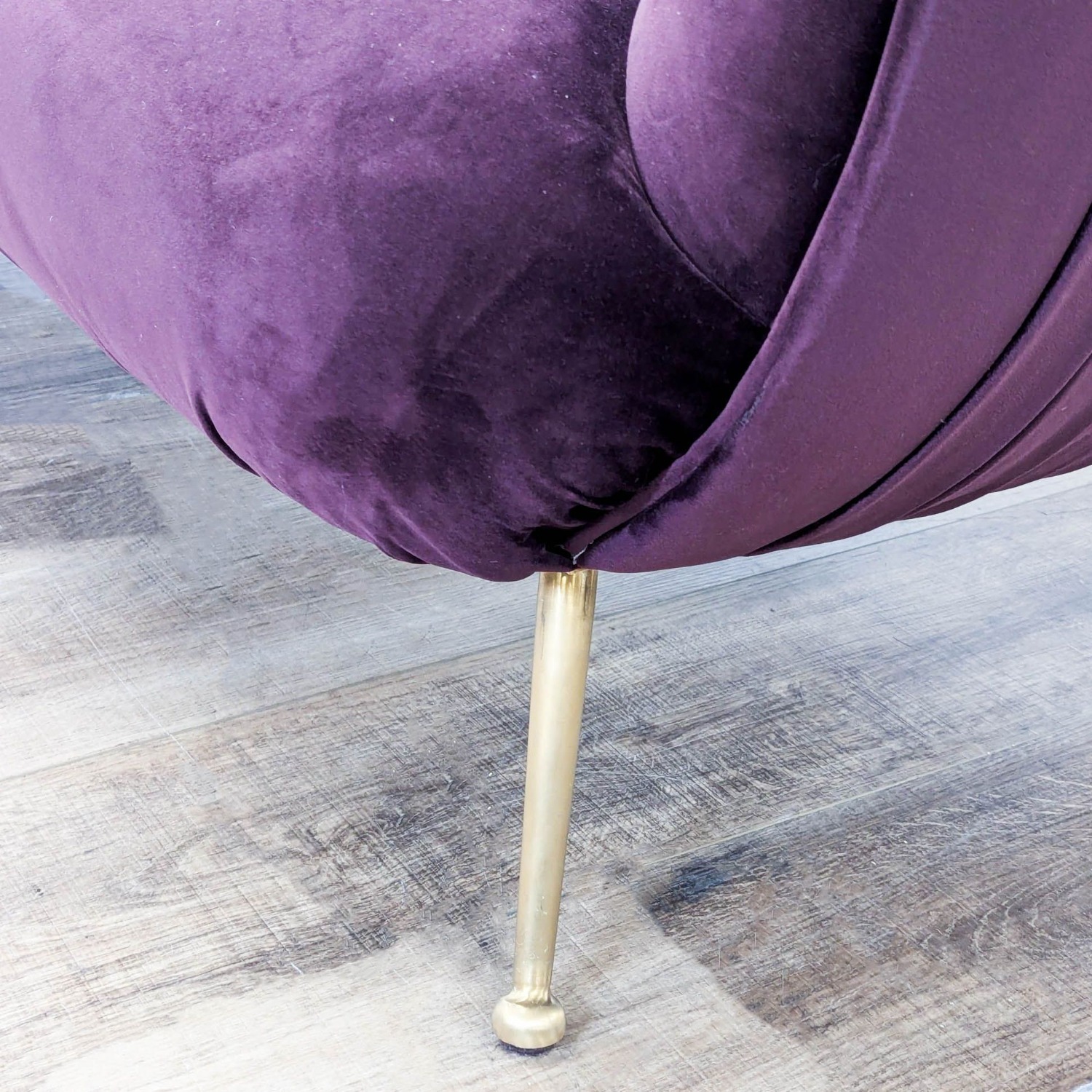 Modern Velvet Three Seat Sofa - image-3