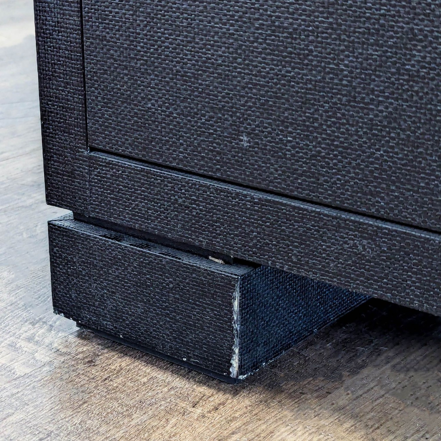 Rattan Woven Nightstand - image-4