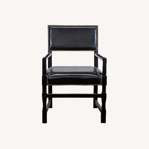 Used Leather Dining Armchair for sale on AptDeco