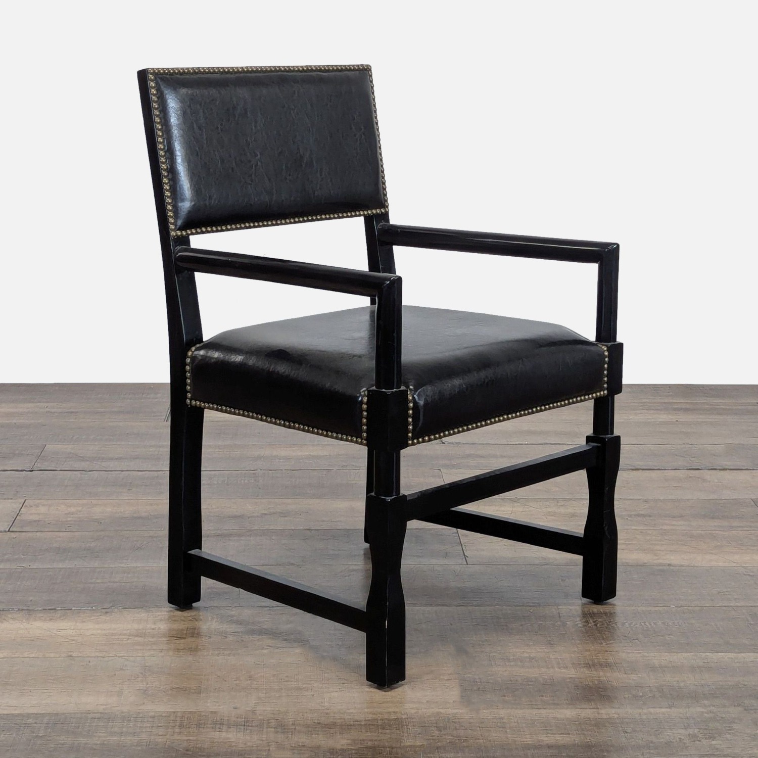 Leather Dining Armchair - image-1