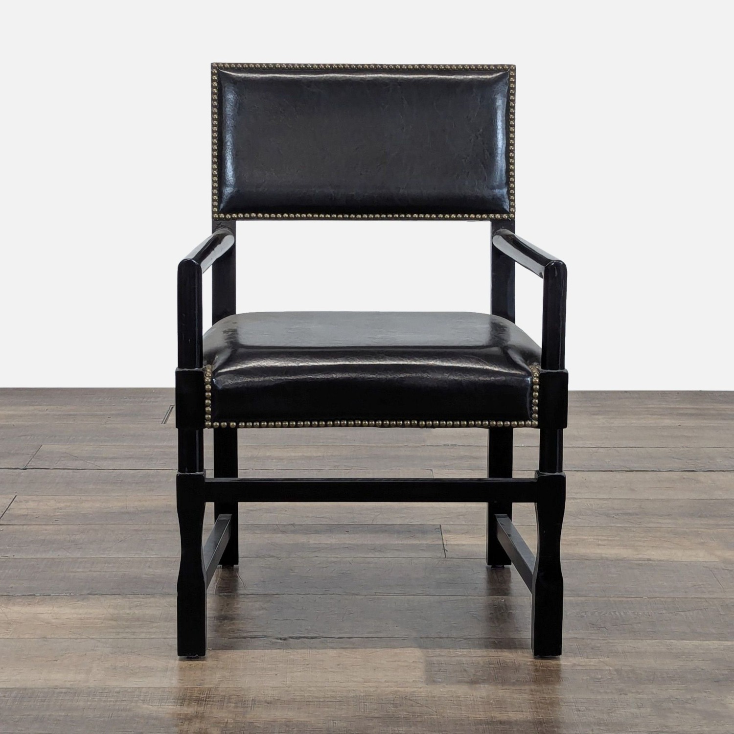 Leather Dining Armchair - image-0