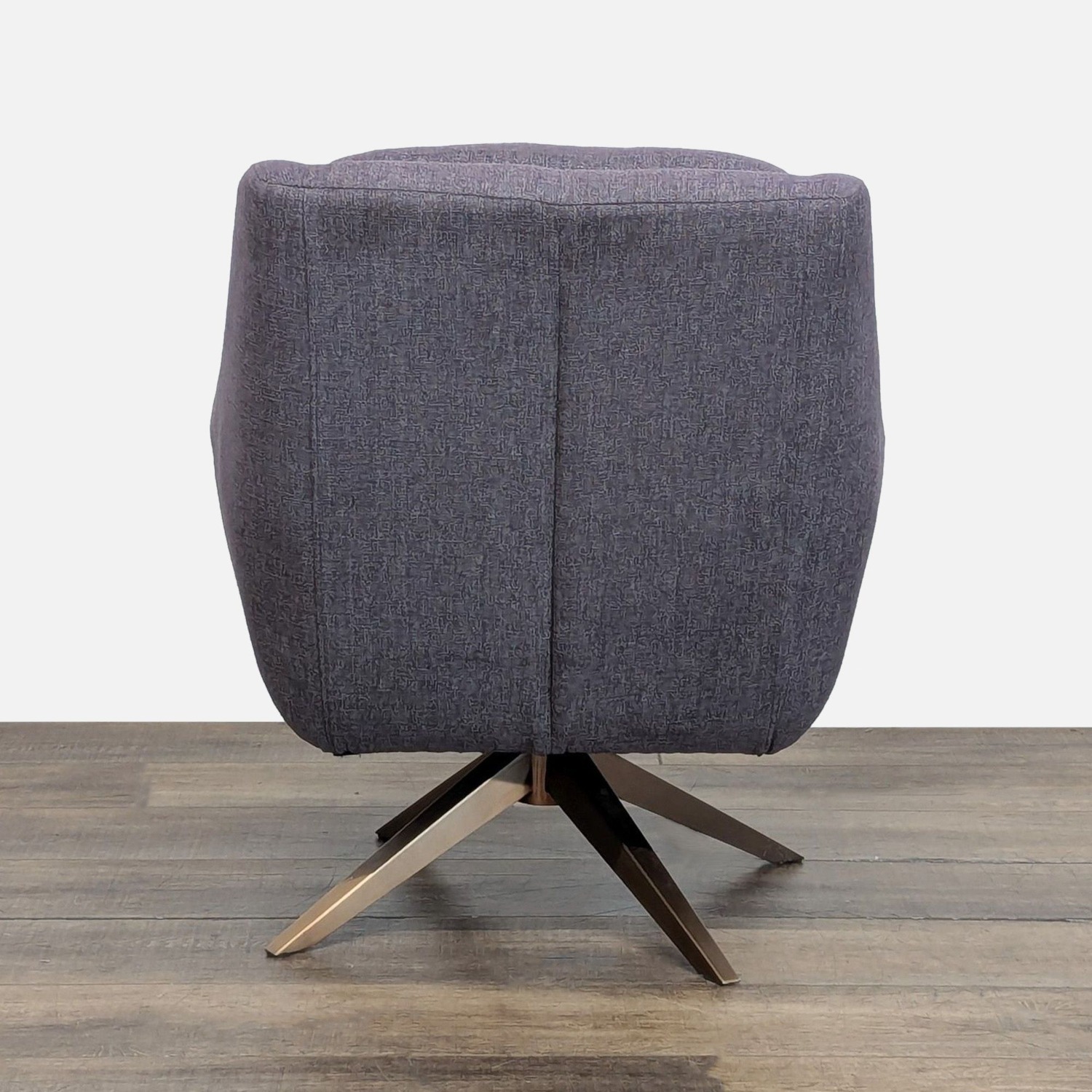 Greta Swivel Modern Armchair with Pyramidal Base	 - image-2