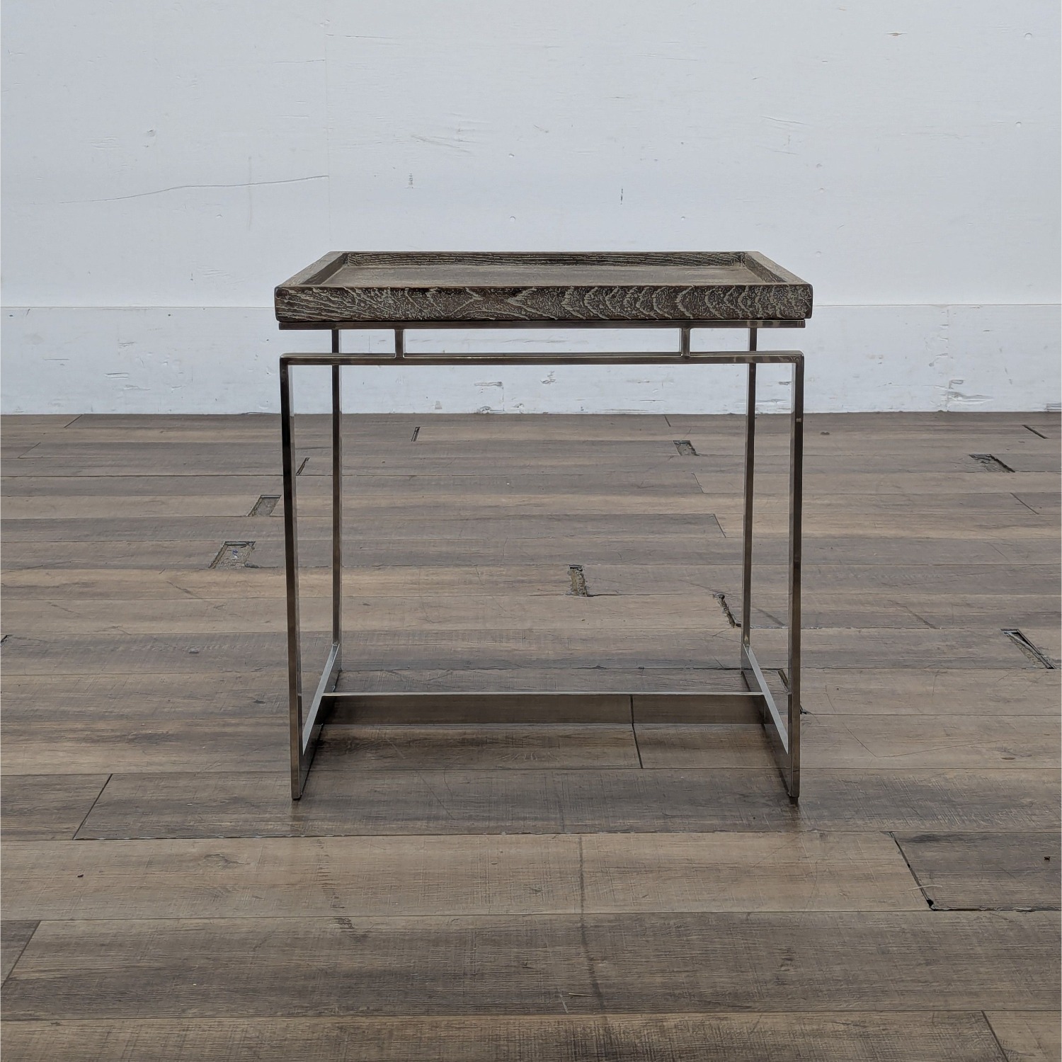 Brownstone Furniture Wood and Chrome End Table - image-5