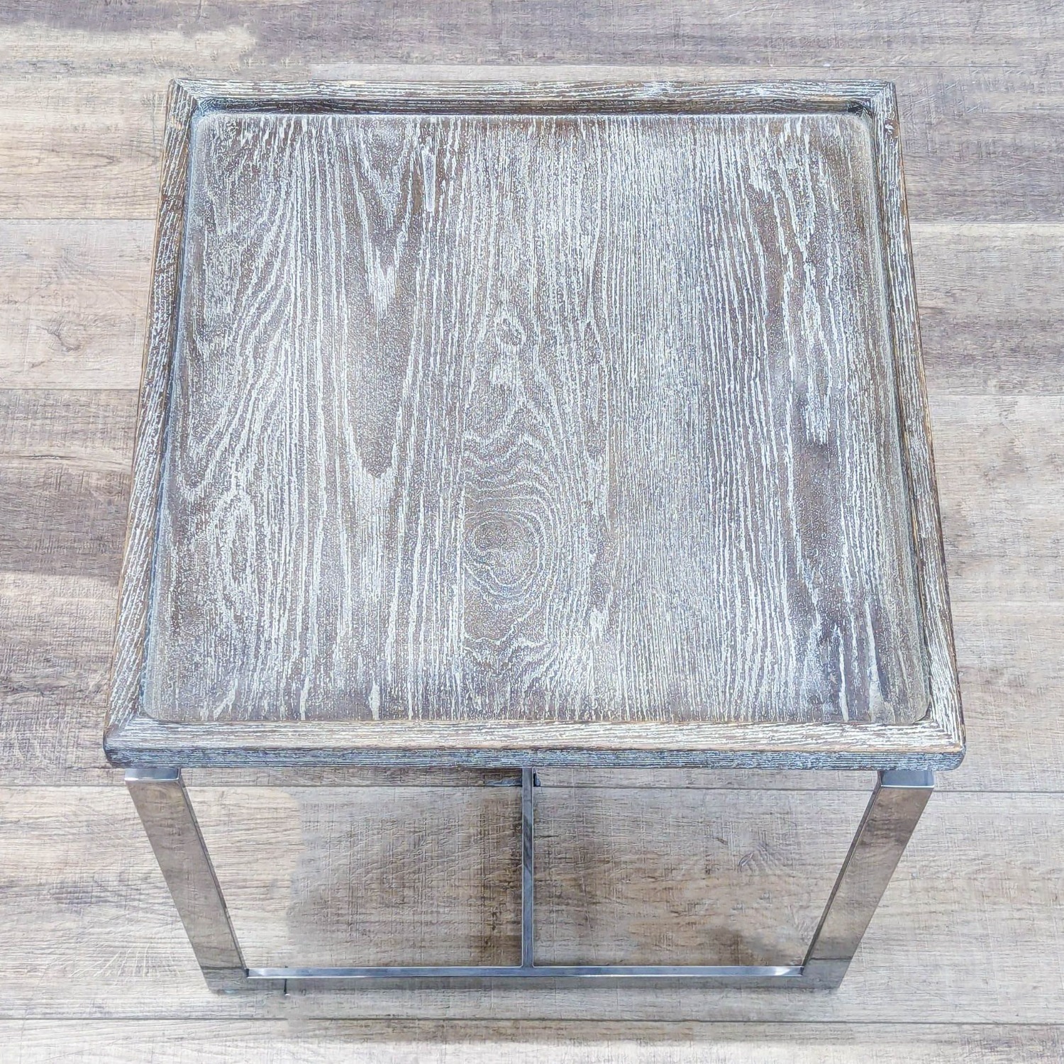 Brownstone Furniture Wood and Chrome End Table - image-4