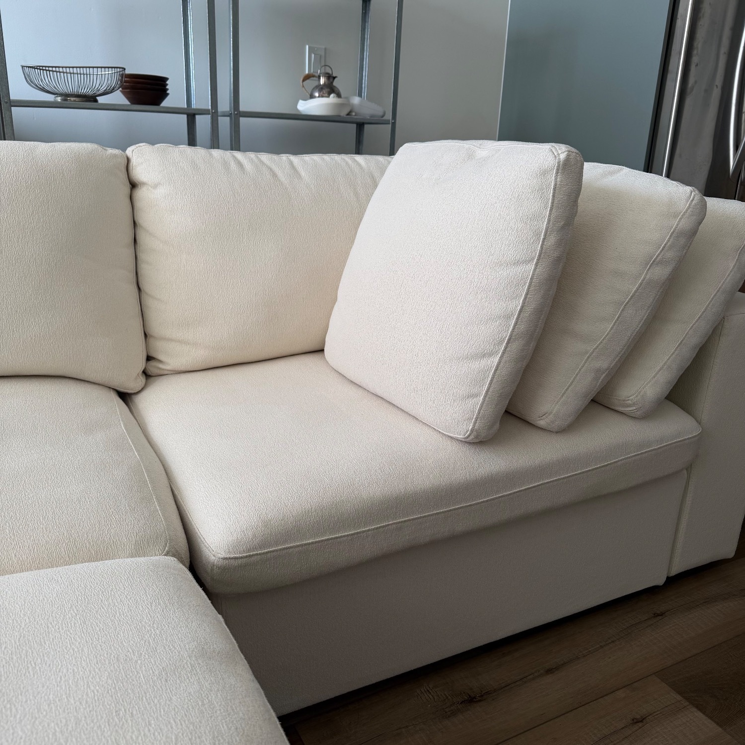 Comfy White 7th Avenue Modular Sectional  - image-3
