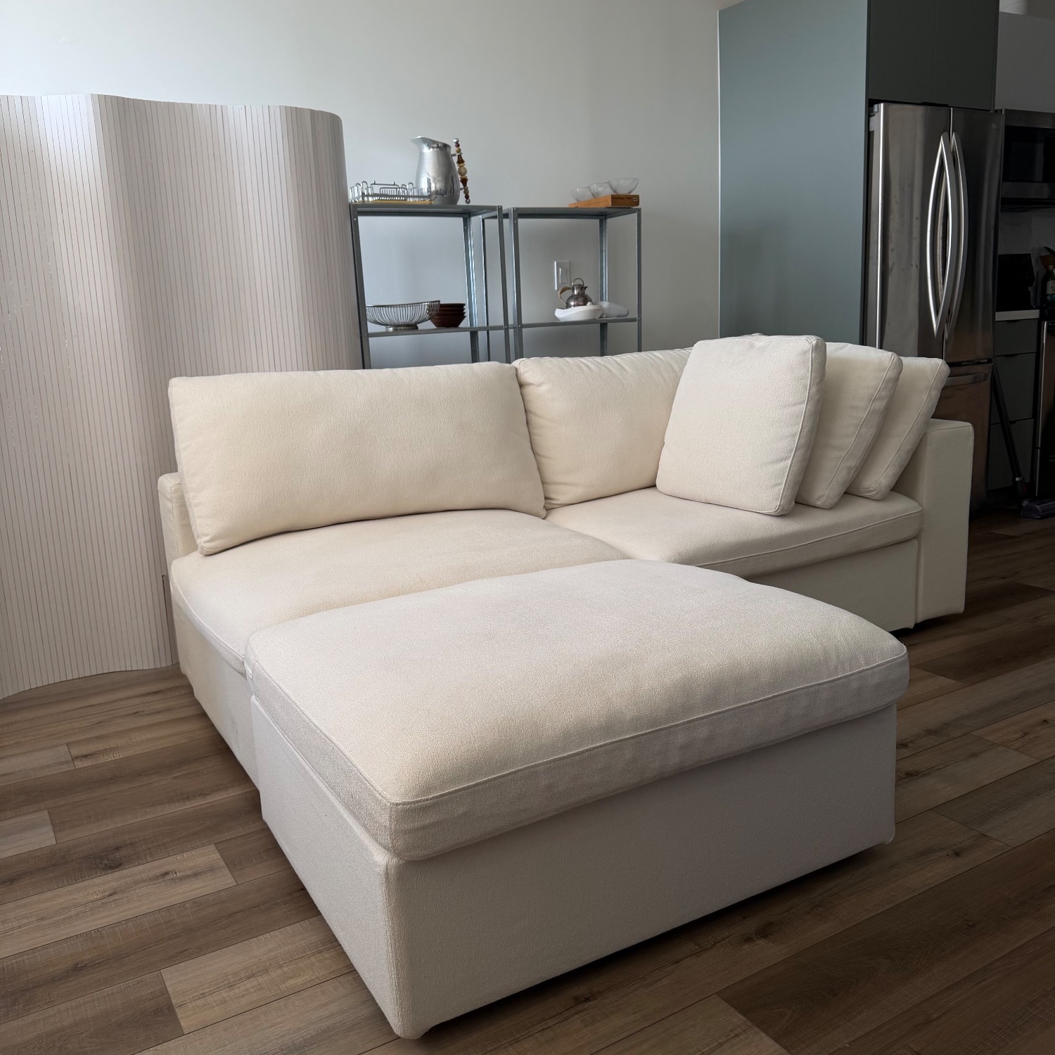 Comfy White 7th Avenue Modular Sectional  - image-2