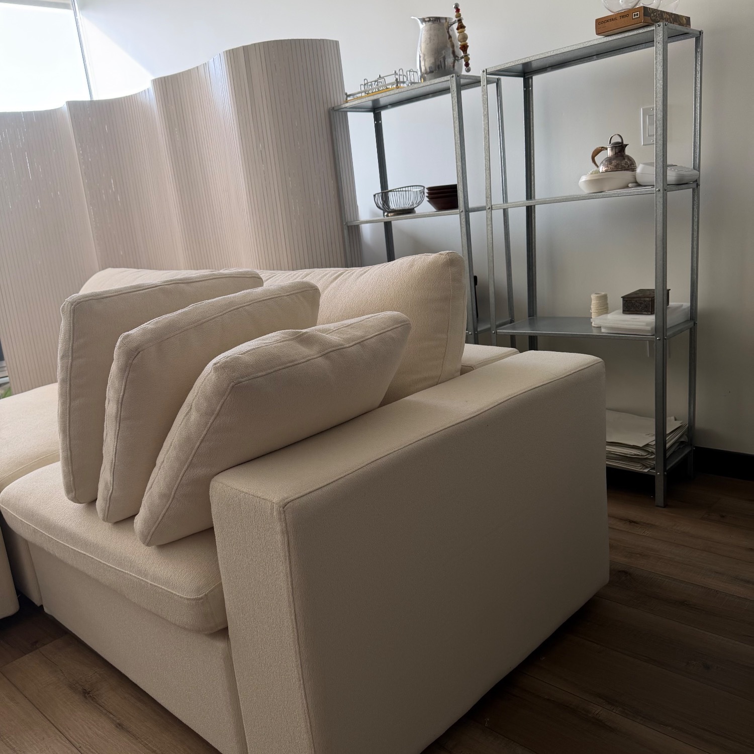 Comfy White 7th Avenue Modular Sectional  - image-4