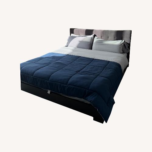 Used Dark Brown King Bed for sale on AptDeco