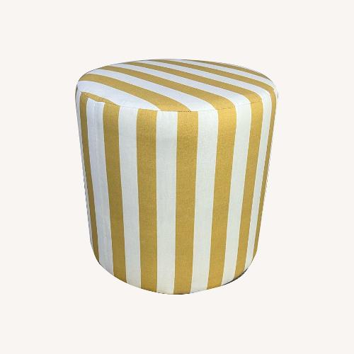 Used The Inside Drum Ottoman for sale on AptDeco