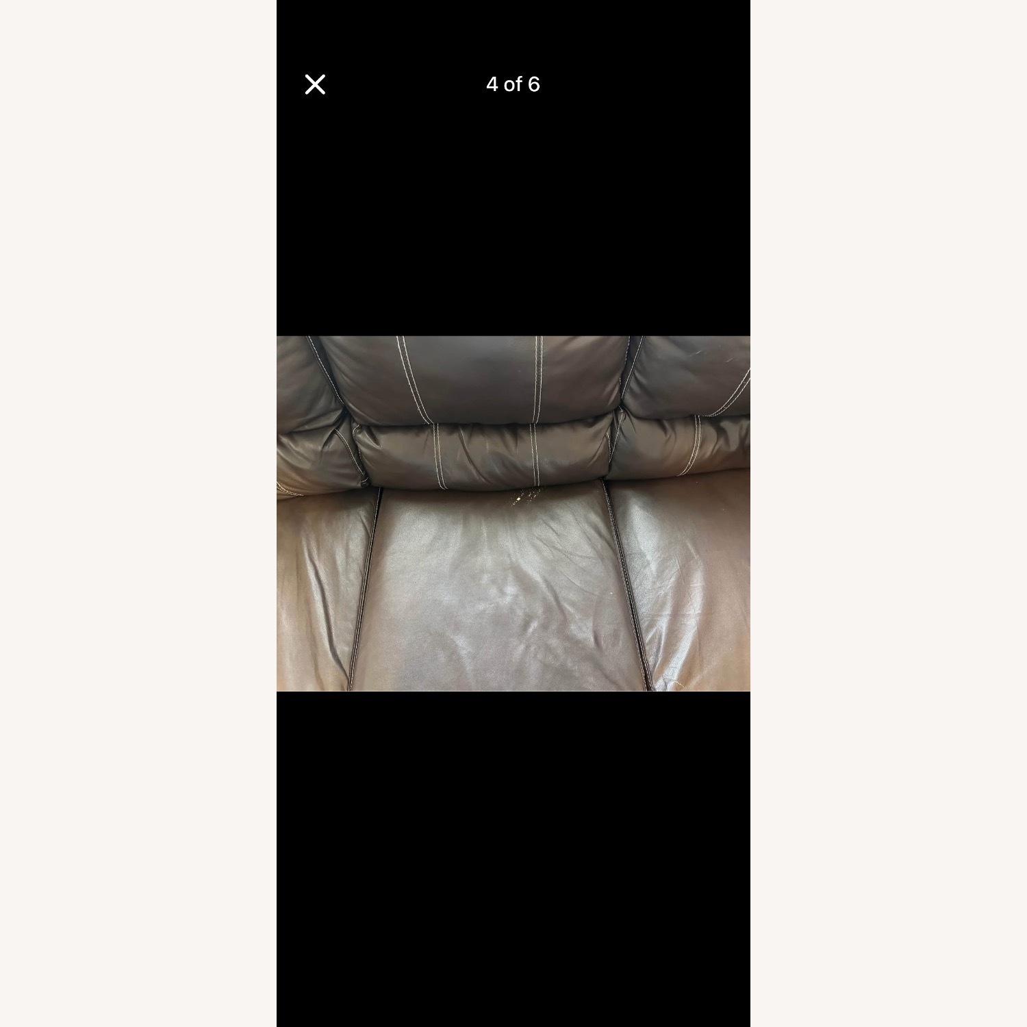 Vintage/Antique Dark Brown 2 Piece Sectional - image-3