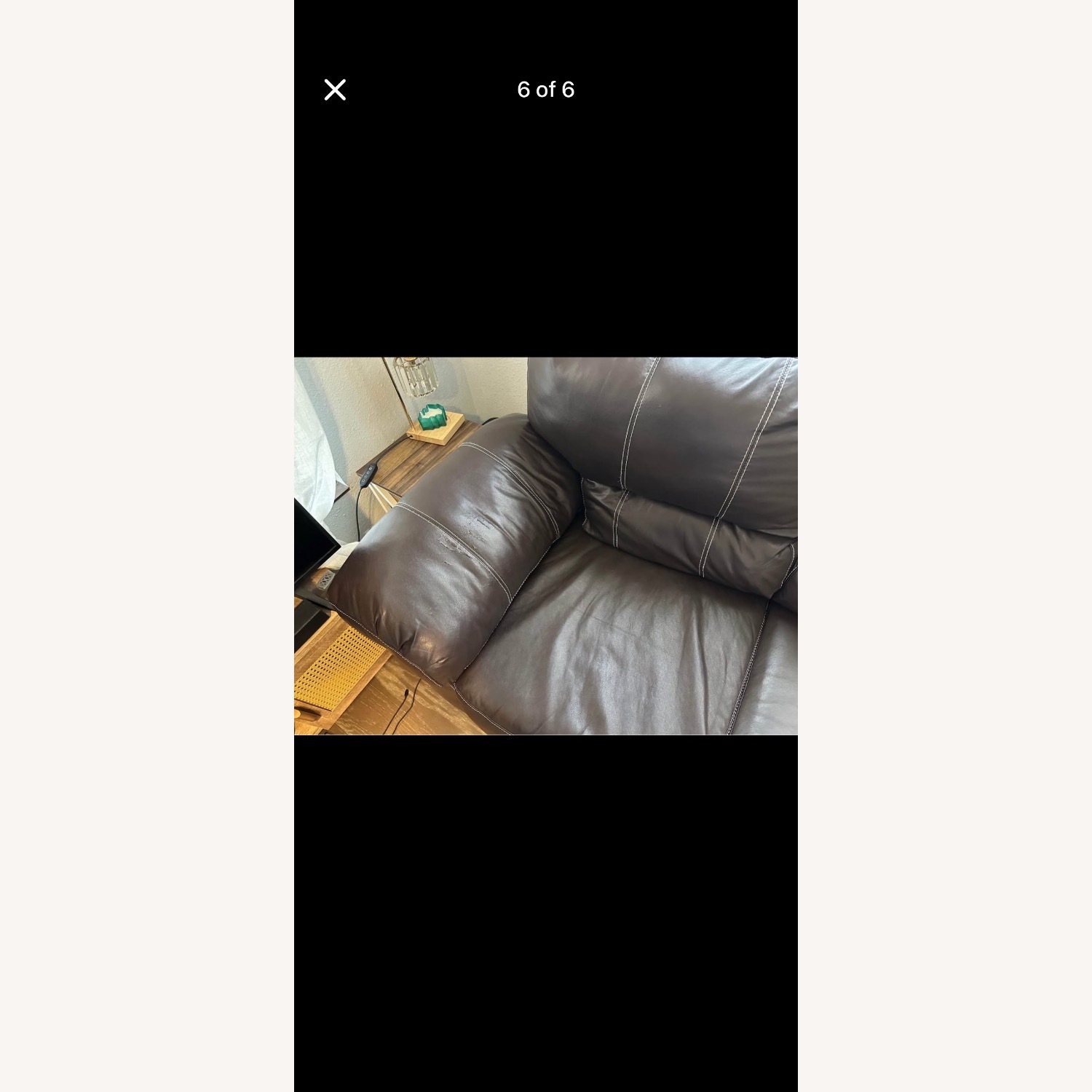 Vintage/Antique Dark Brown 2 Piece Sectional - image-5