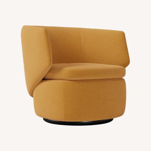Used West Elm Crescent Swivel Chair for sale on AptDeco