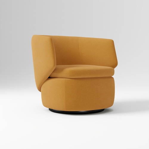 Used West Elm Crescent Swivel Chair for sale on AptDeco