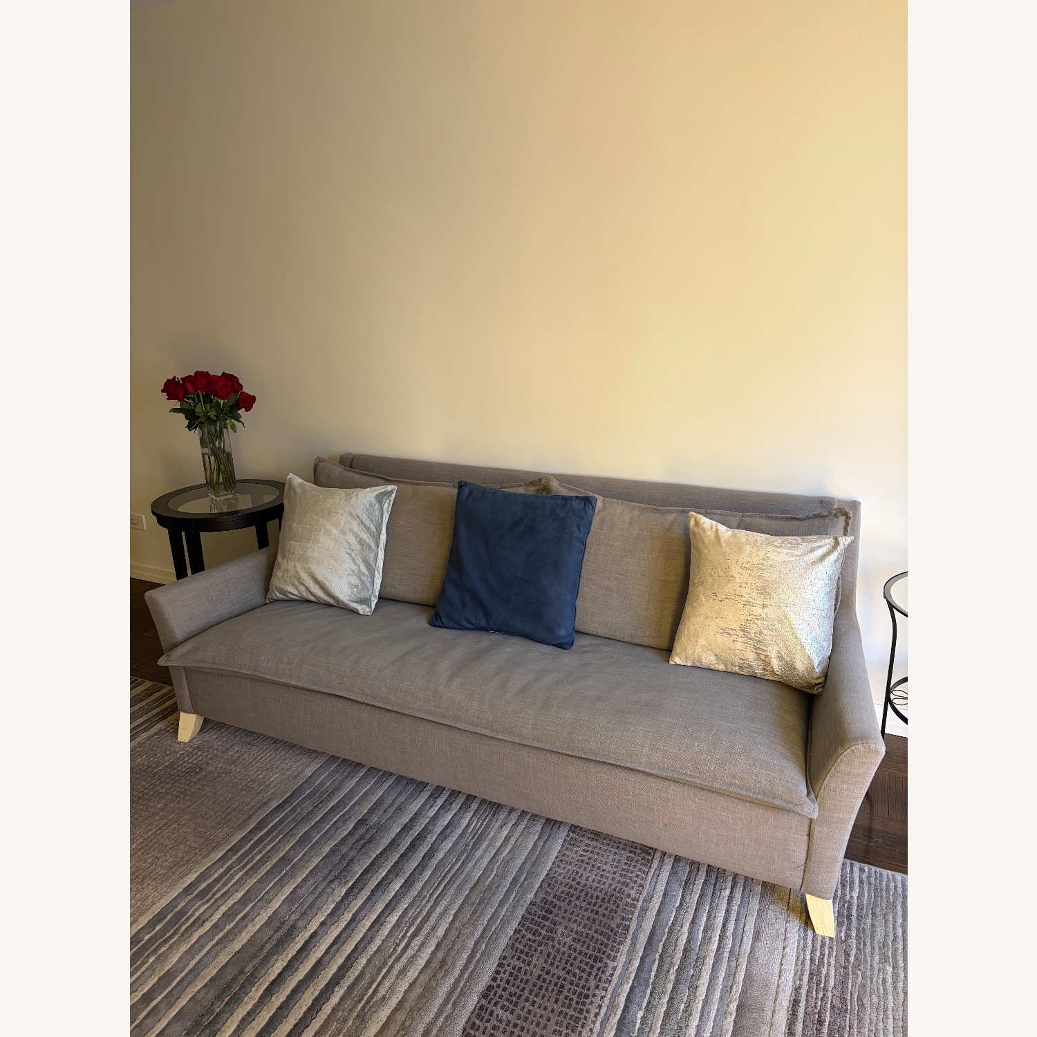 Light Gray Sleeper Sofa - image-1