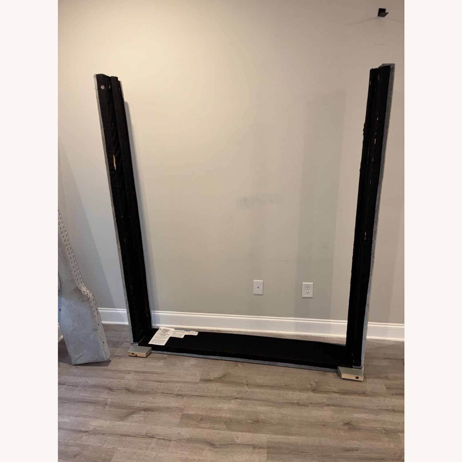 Light Gray Velvet Headboard - image-6