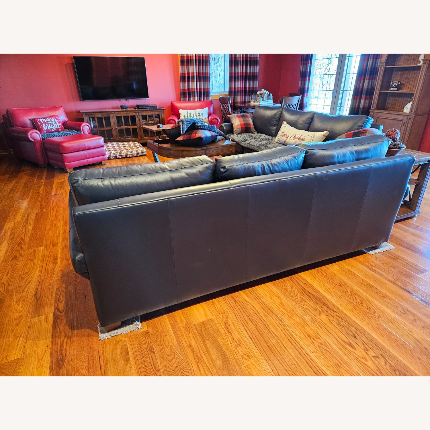 Montana Black Leather 94 in Sofa - image-4