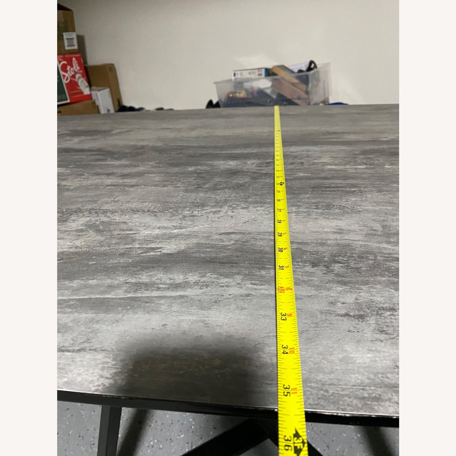 Wood Grain Ceramic Top Expendable Dining Table - image-7