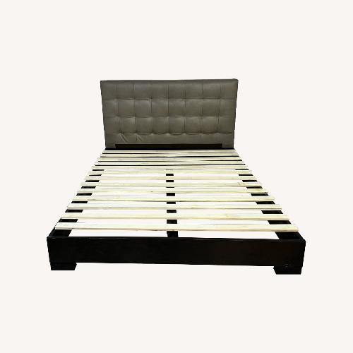 Used West Elm Emmett Tufted Queen Bed for sale on AptDeco