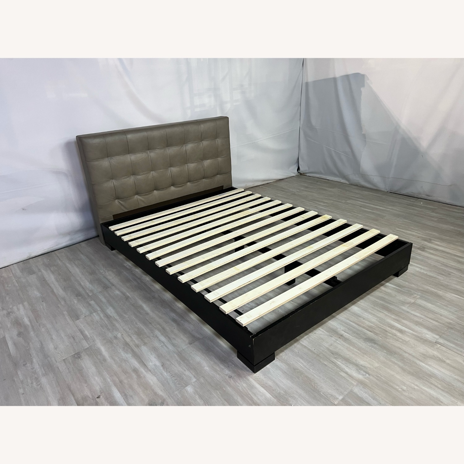 West Elm Emmett Tufted Queen Bed - image-4