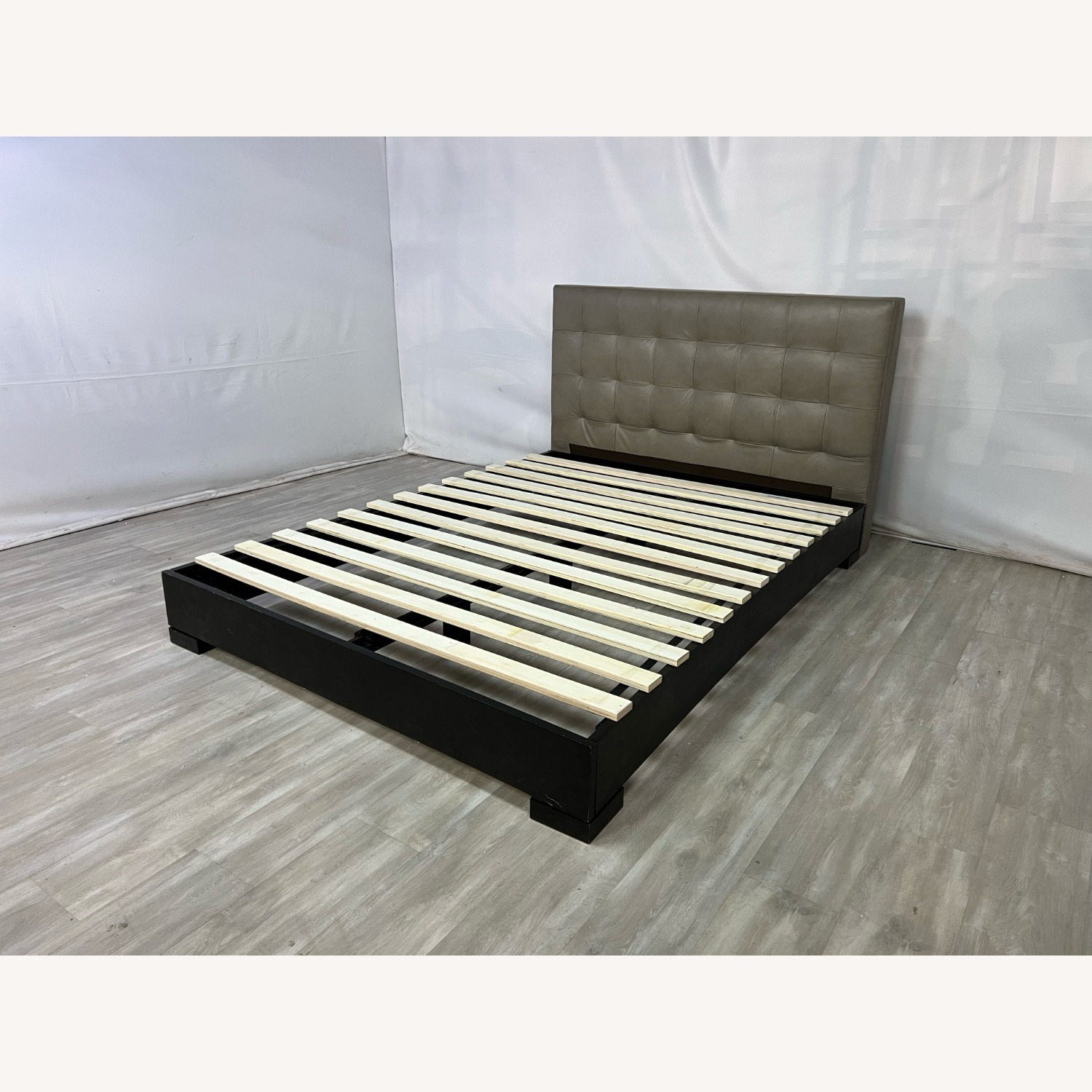 West Elm Emmett Tufted Queen Bed - image-1