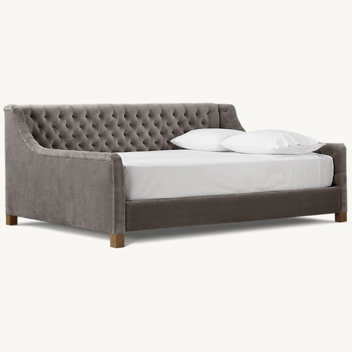Restoration Hardware Light Gray Daybed - image-5