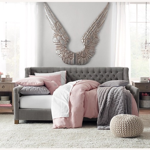 Used Restoration Hardware Light Gray Daybed for sale on AptDeco